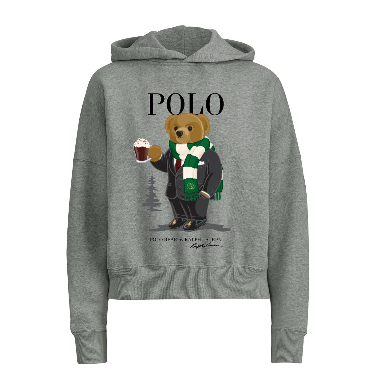 Buy Polo Ralph Lauren Men Navy Monogram Fleece Hoodie Online